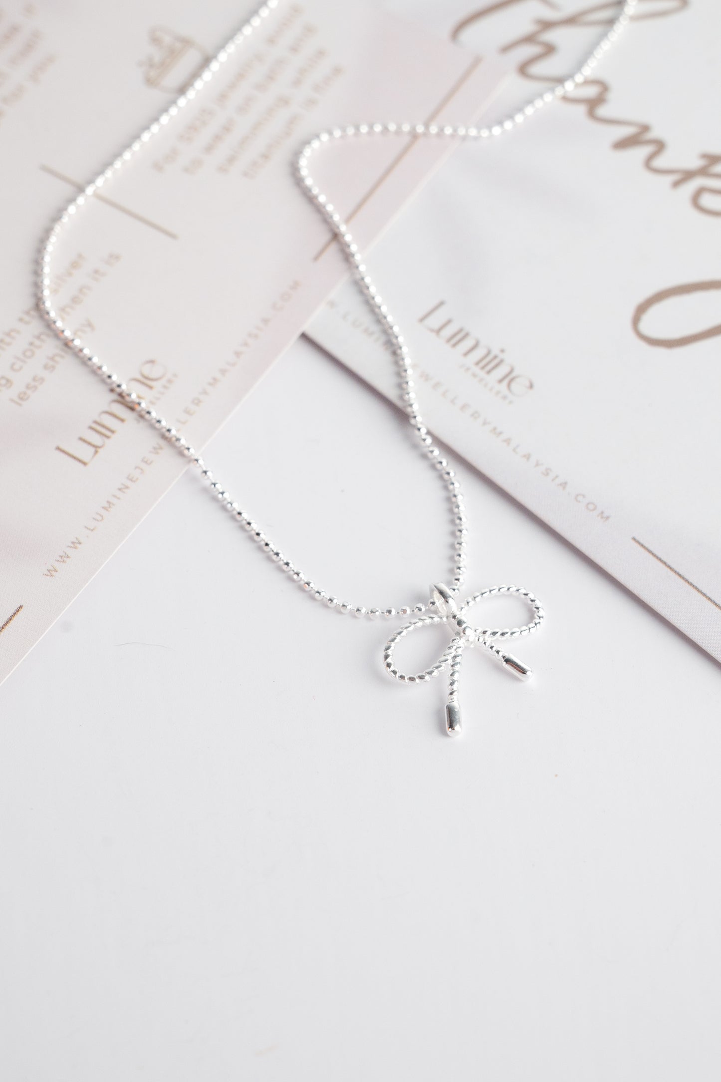 Knot Bow Necklace