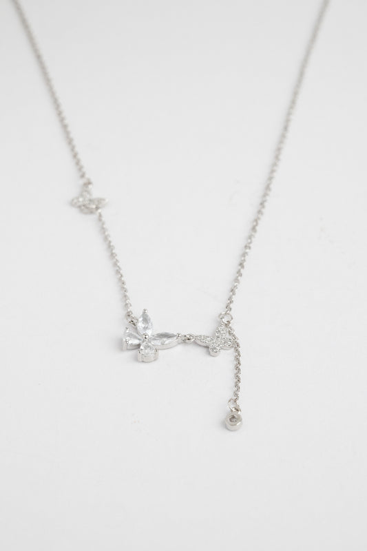 Pave Butterfly Necklace