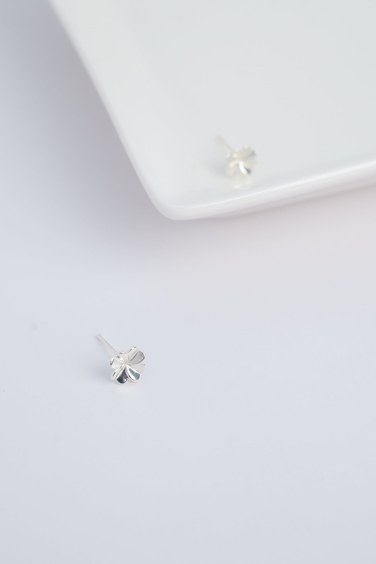 Lucky Clover Stud Earrings