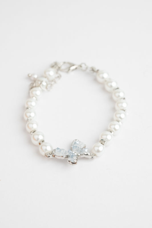 Starlight Pearl Butterfly Bracelet