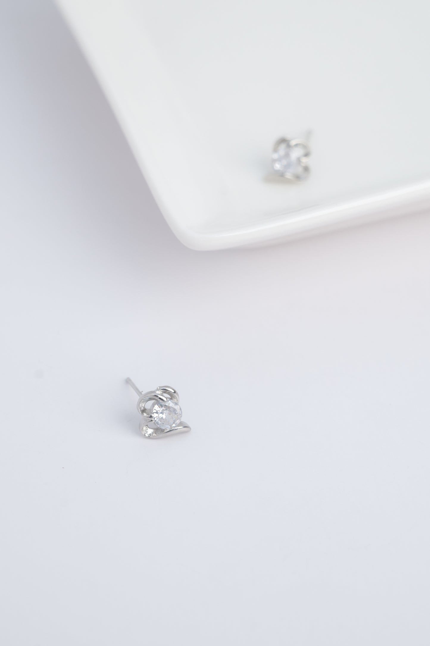 Heartbeat Stud Earrings