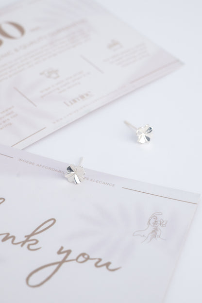 Lucky Clover Stud Earrings