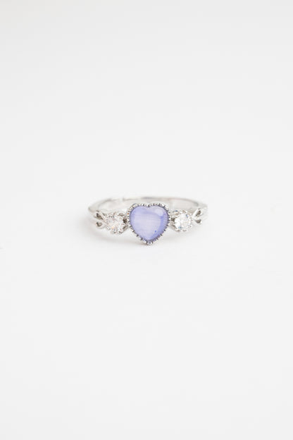 Azure Heart Ring