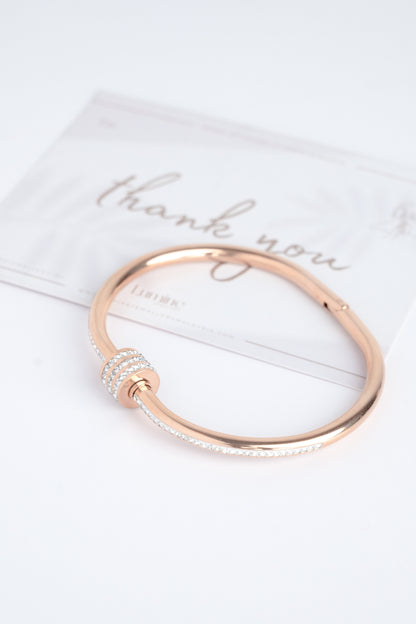 Rose Gold Cylinder Cuff