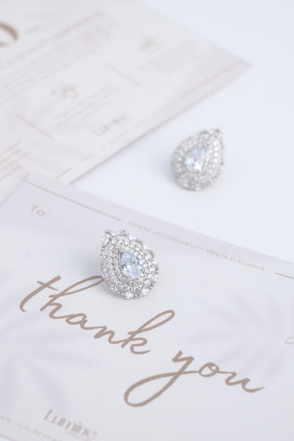 Diamond Teardrop Earrings