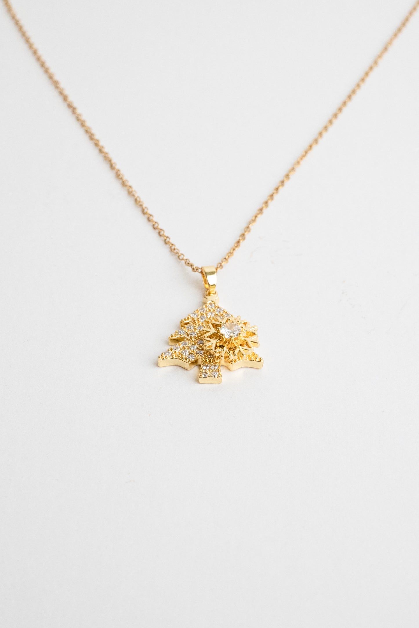 Sparkle Christmas Tree Necklace