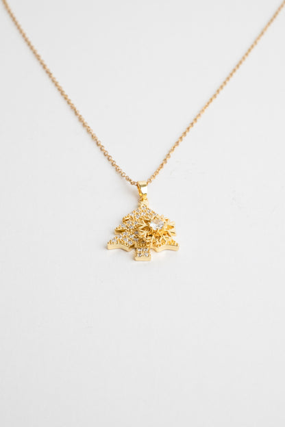 Sparkle Christmas Tree Necklace