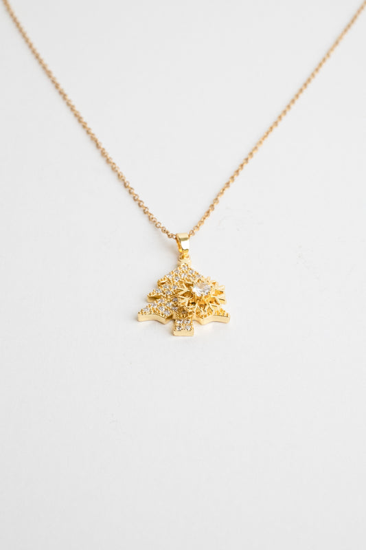 Sparkle Christmas Tree Necklace