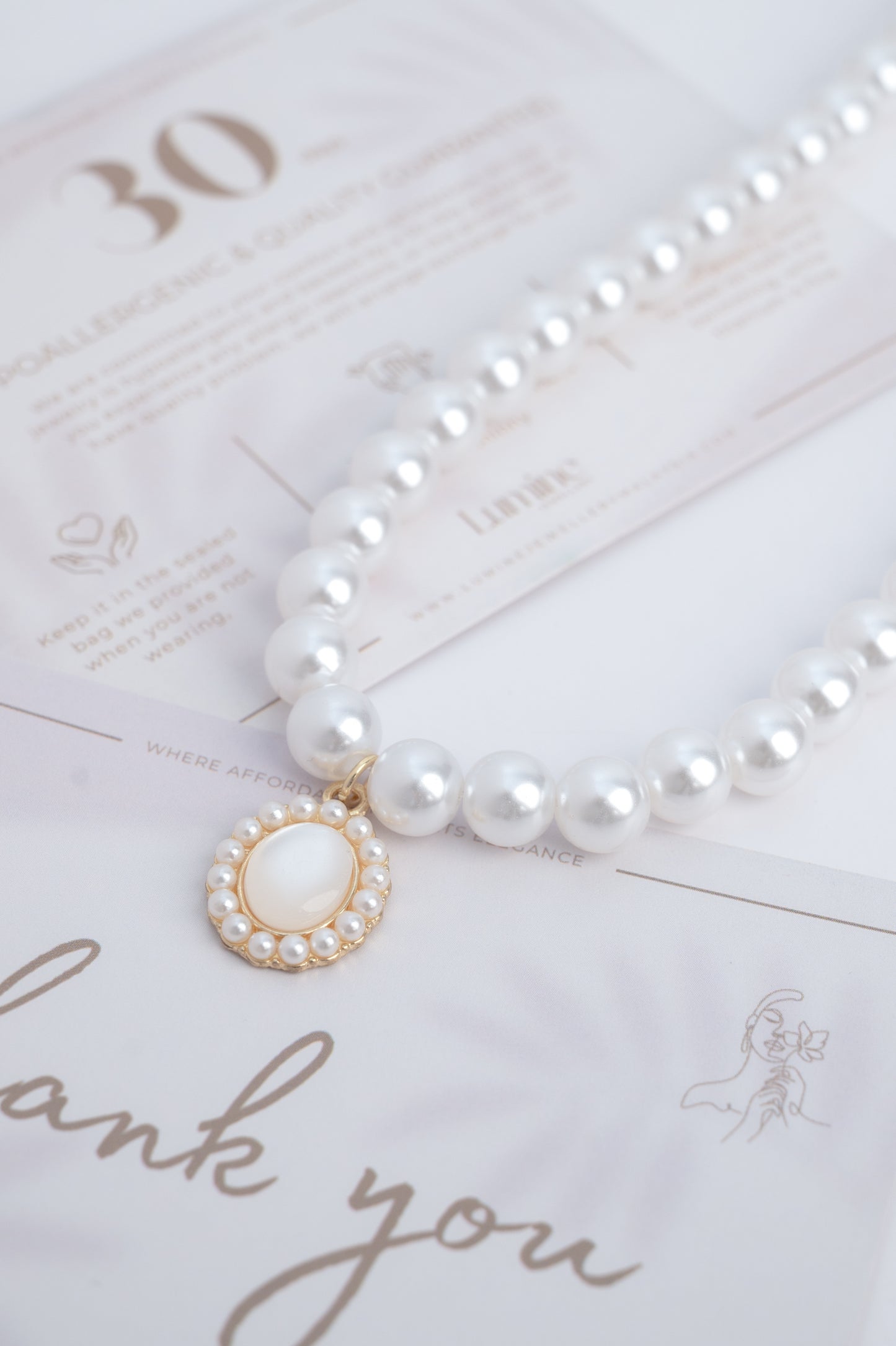 Noble Crown Pearl Necklace