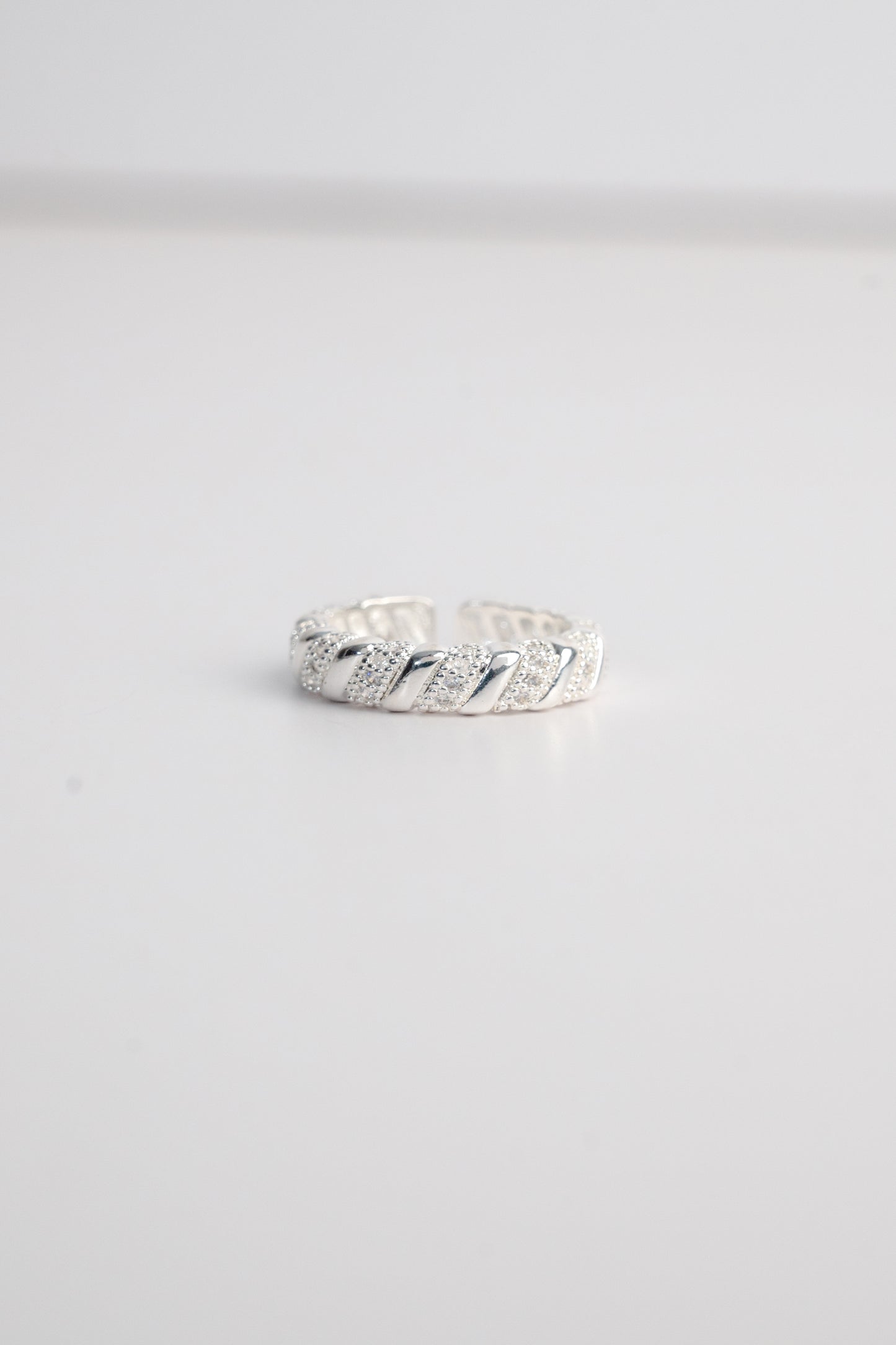 Twisted Diamond Ring