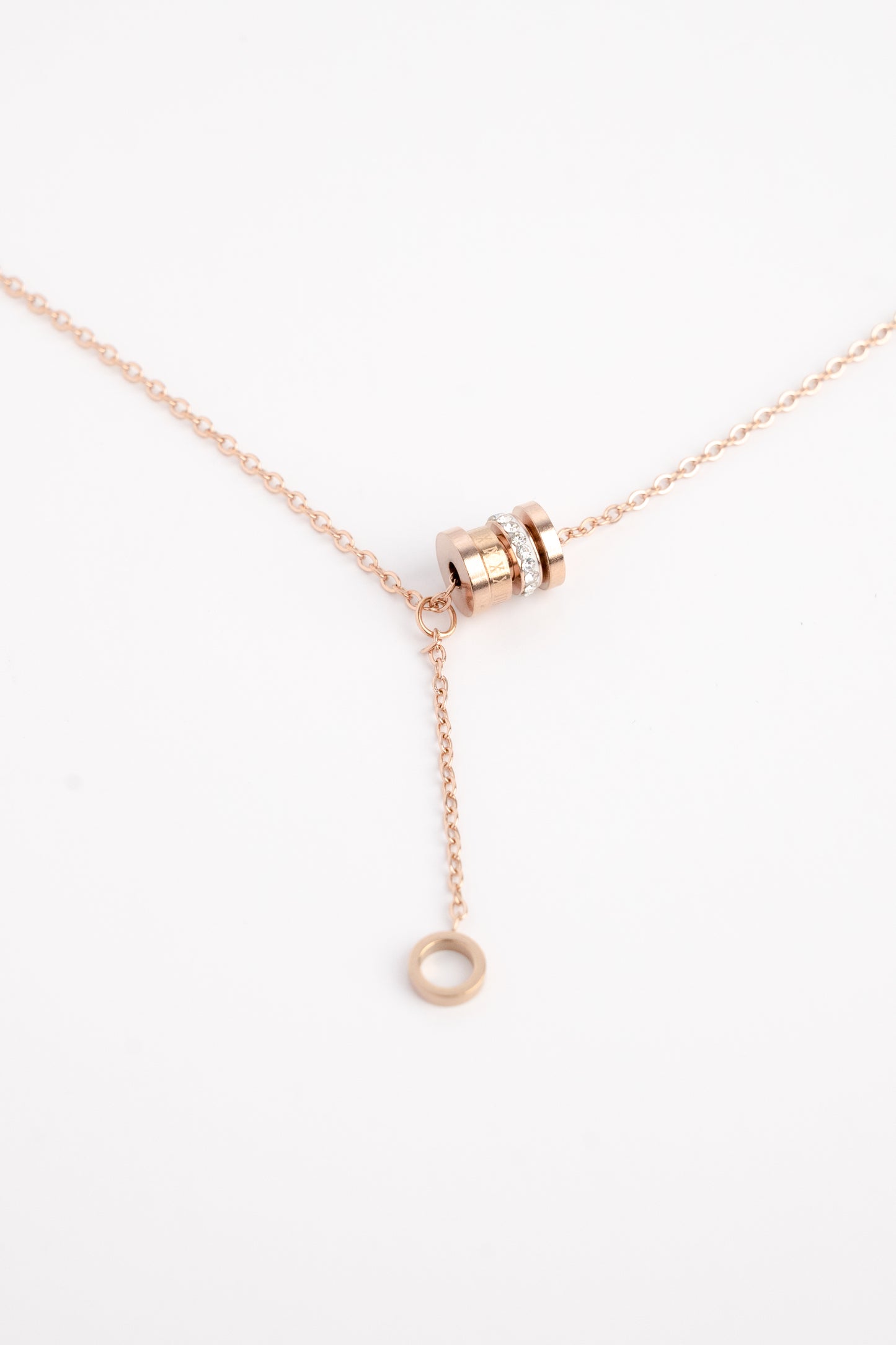 Rose Gold Teardrop Quetzaly Necklace