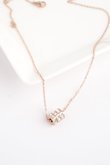 Rose Gold Minimalist Quetzaly Necklace