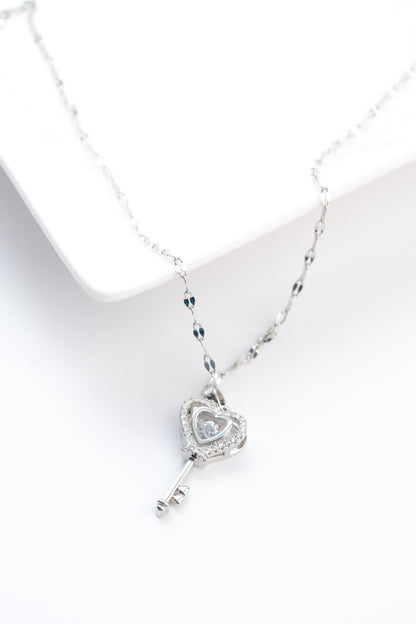 Heart Key Necklace