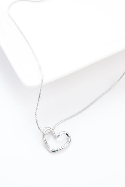 Hollow Heart Necklace