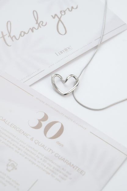 Hollow Heart Necklace