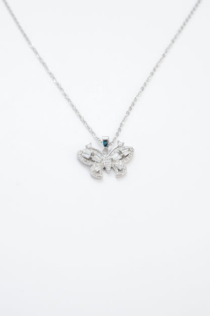 Diamond Butterfly Necklace II