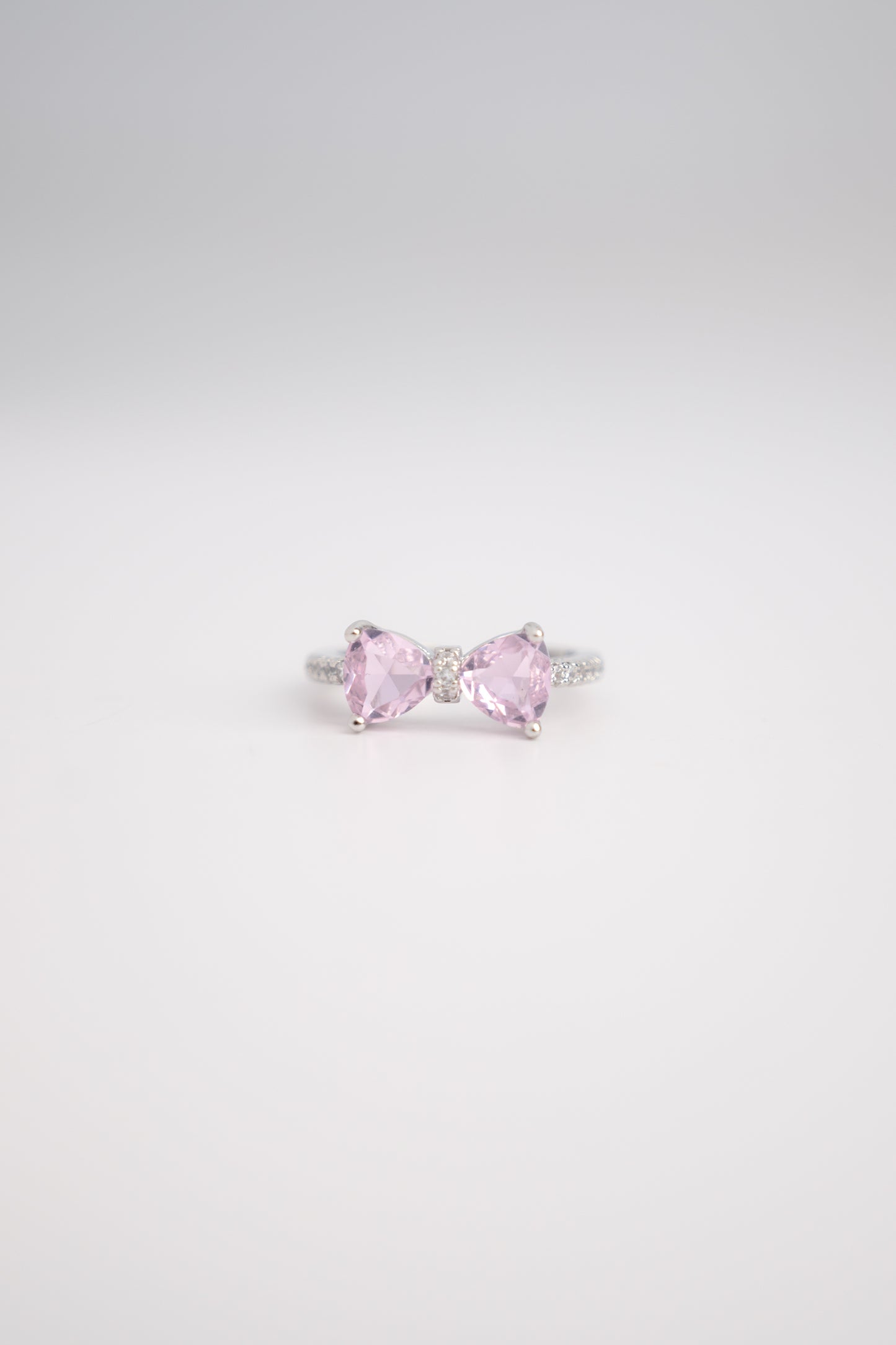 Pink Diamond Bow Ring