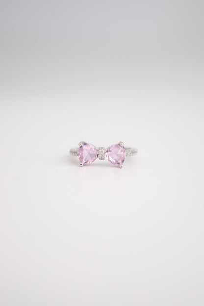 Pink Diamond Bow Ring