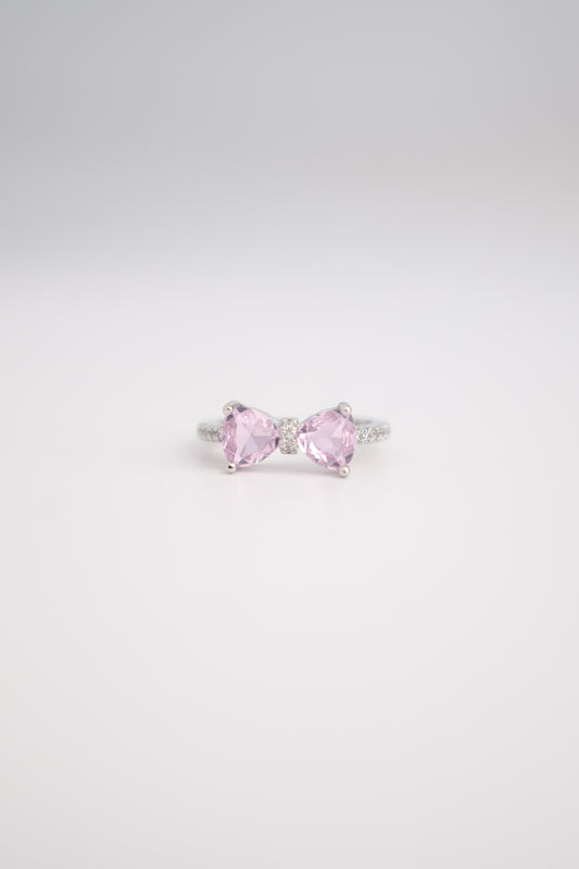 Pink Diamond Bow Ring