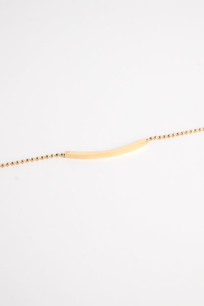 Smile of Gold Anklet