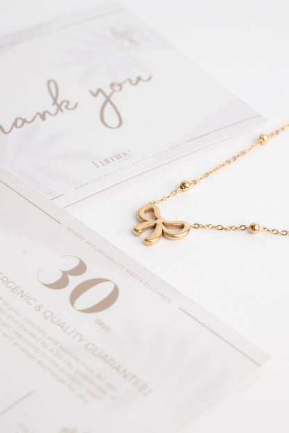 Dainty Bow Elegance Anklet