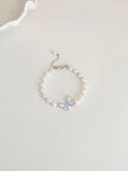 Starlight Pearl Butterfly Bracelet