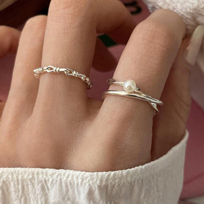 Silver Knot Ring