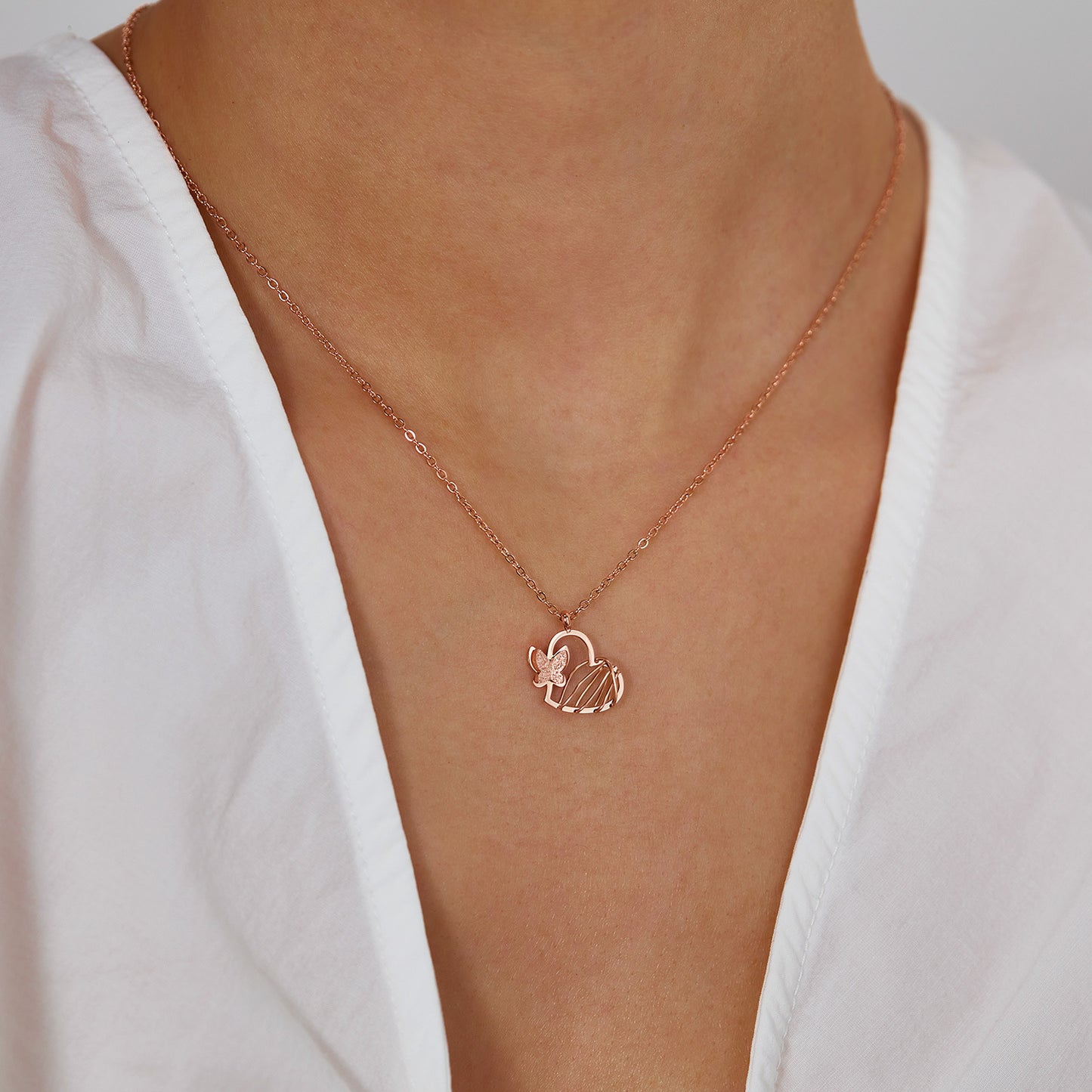 Rose Gold Lover Necklace