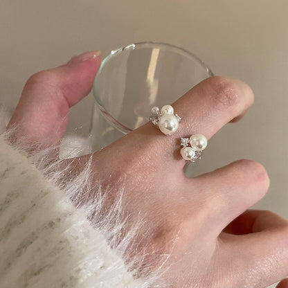 Open Pearls Ring