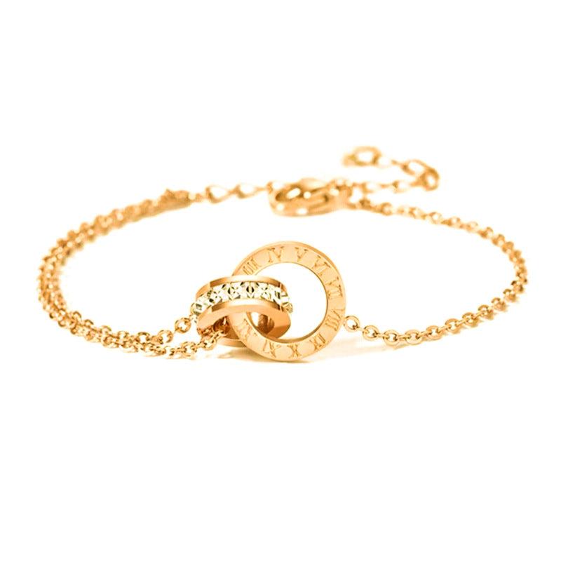 Gold Roman Elegance Bracelet