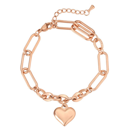 Rose Gold Love Story Bracelet