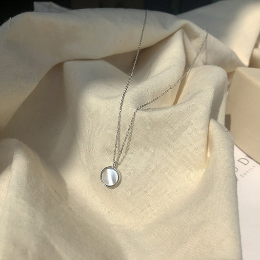 White Shell Circular Necklace