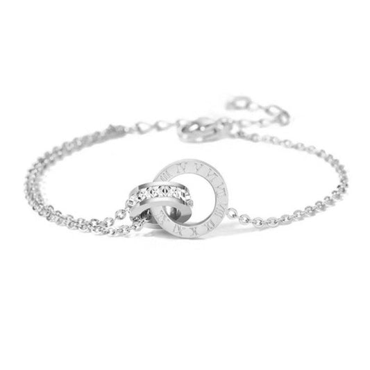 Silver Roman Elegance Bracelet