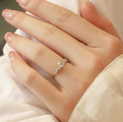 Starlit Diamond Ring (小红书同款星梦戒指)