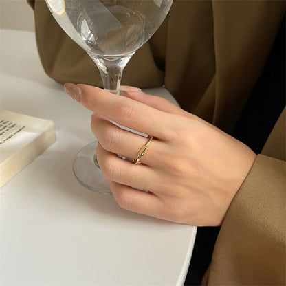 Minimalist Korean Chic Ring