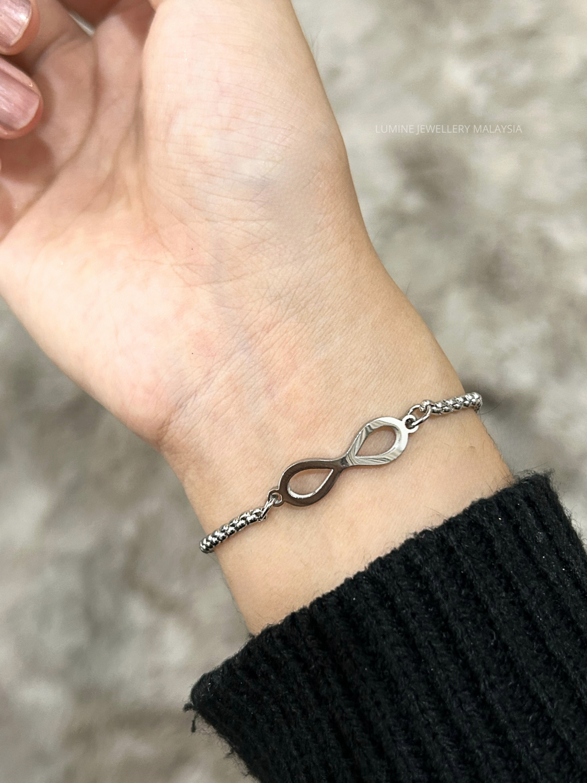 Silver Infinity Bracelets (Adjustable)