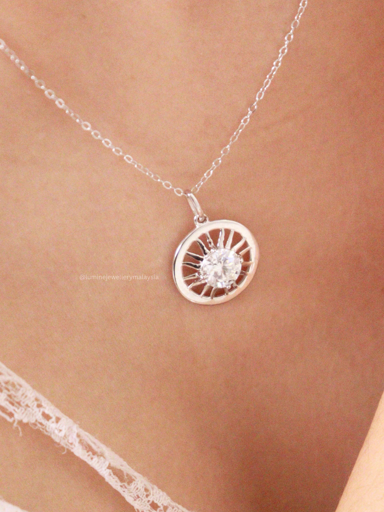 Sunny Day Moissanite Necklace