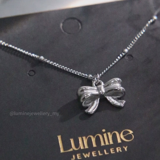 Ballet Bowknot Necklace
