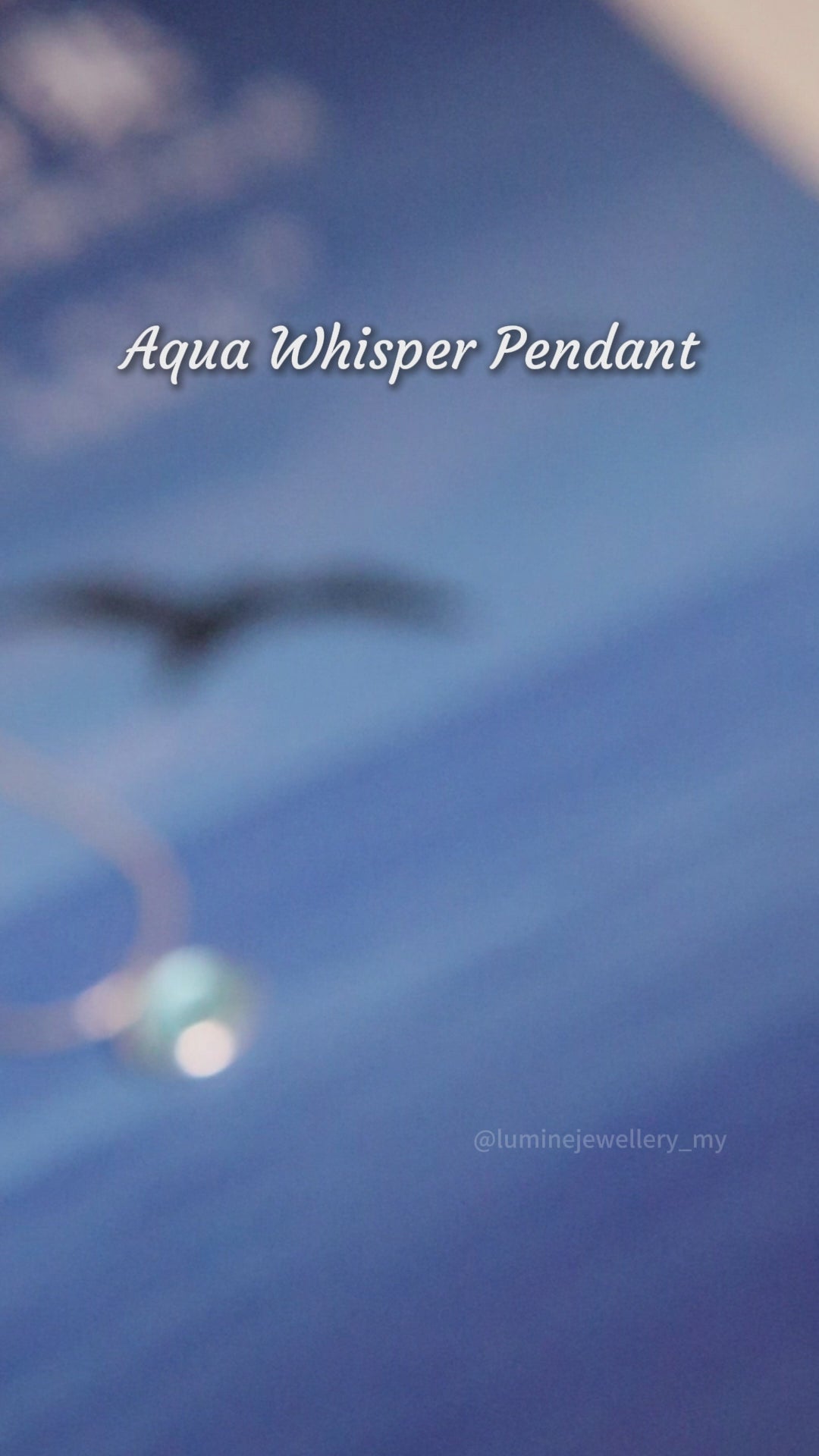 Aqua Whisper Pendant