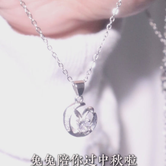 Luna Rabbit Diamond Necklace