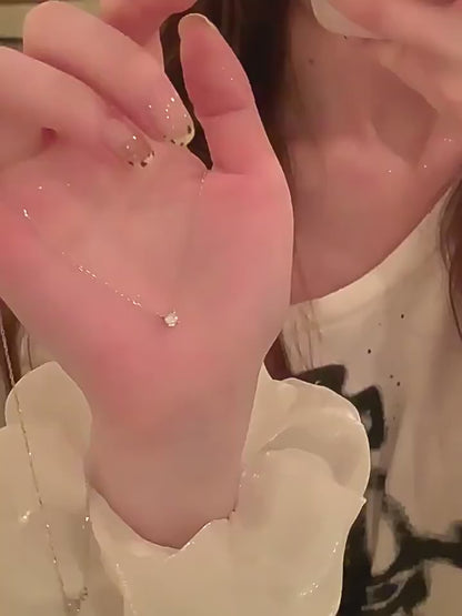 Tiny Diamond Necklace (赵露思同款)