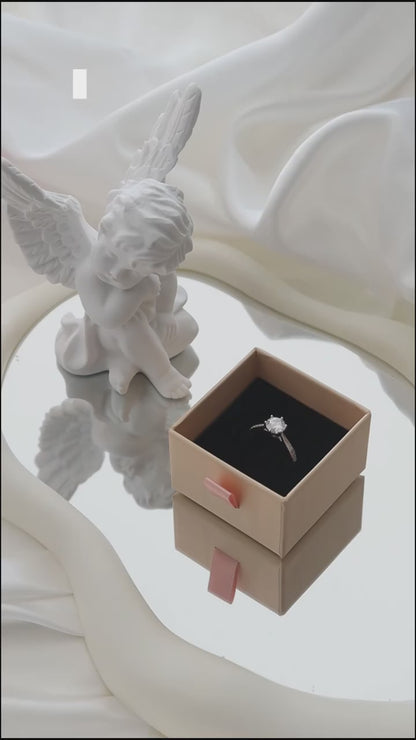 Serenity Moissanite Diamond Ring (With Cert)